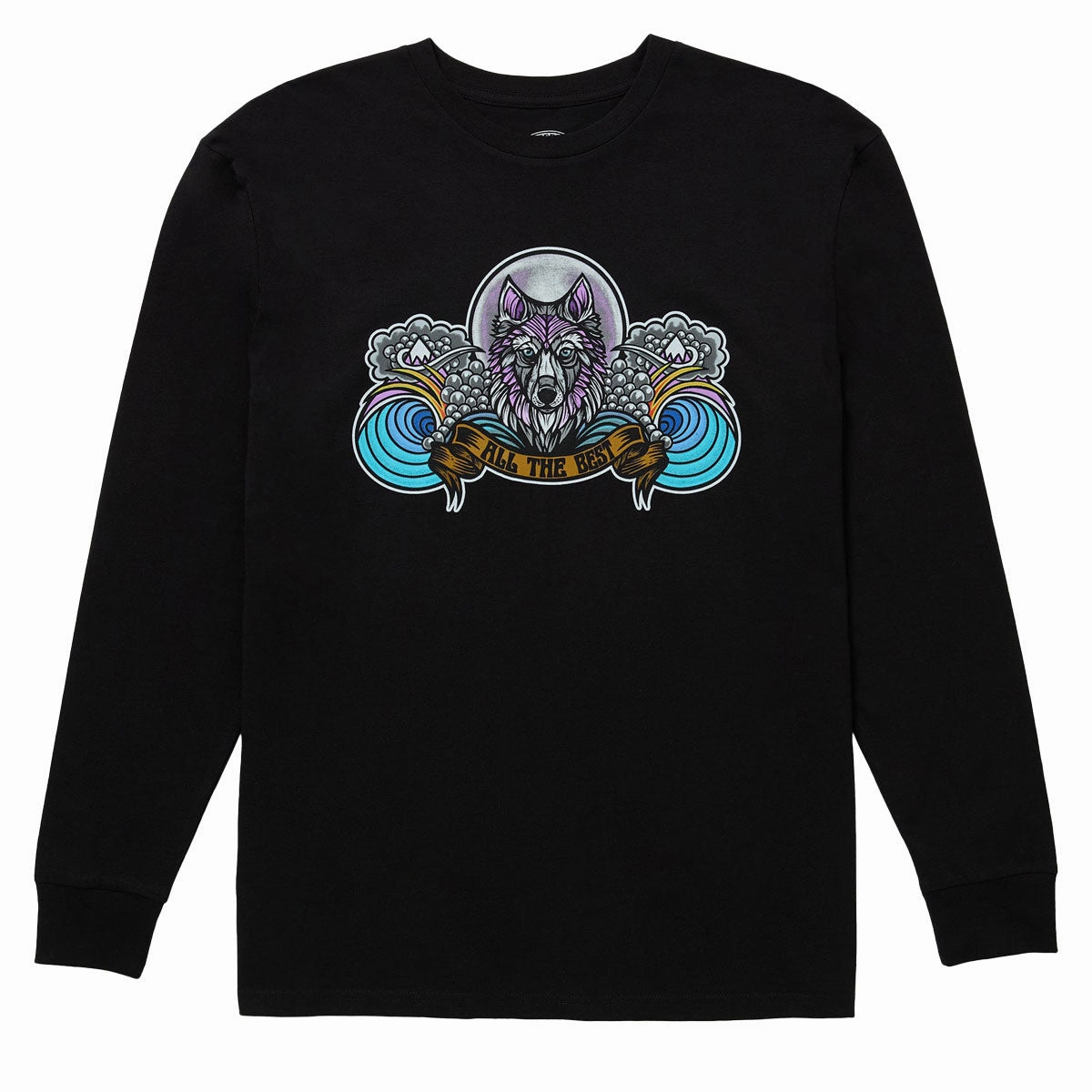 1910 HHHowler Long Sleeve T-Shirt - Vintage Black Timeless Look Wear