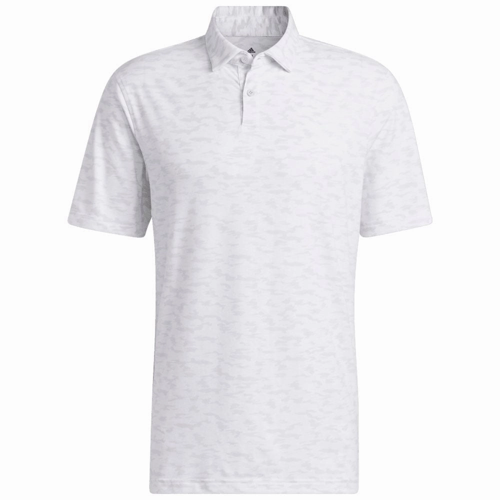 Adidas Go-To Camo Polo - Grey One/White Chill Wear
