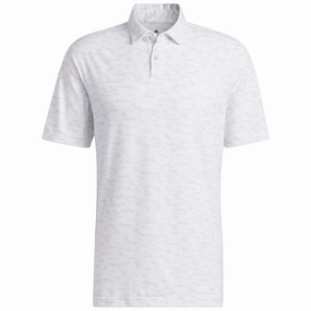 Adidas Go-To Camo Polo - Grey One/White Chill Wear