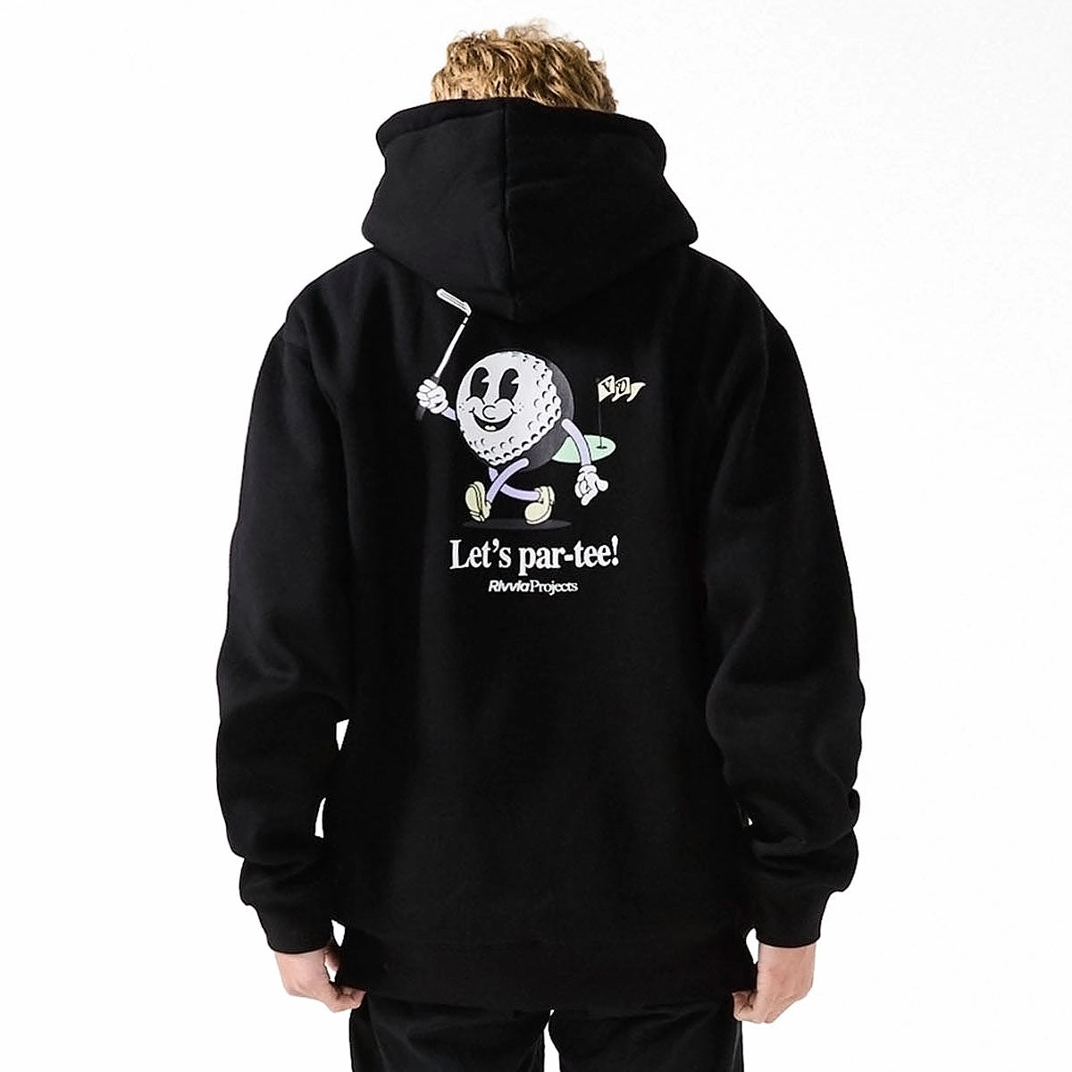 Rivvia Partee Hoodie - Black Satin Finish