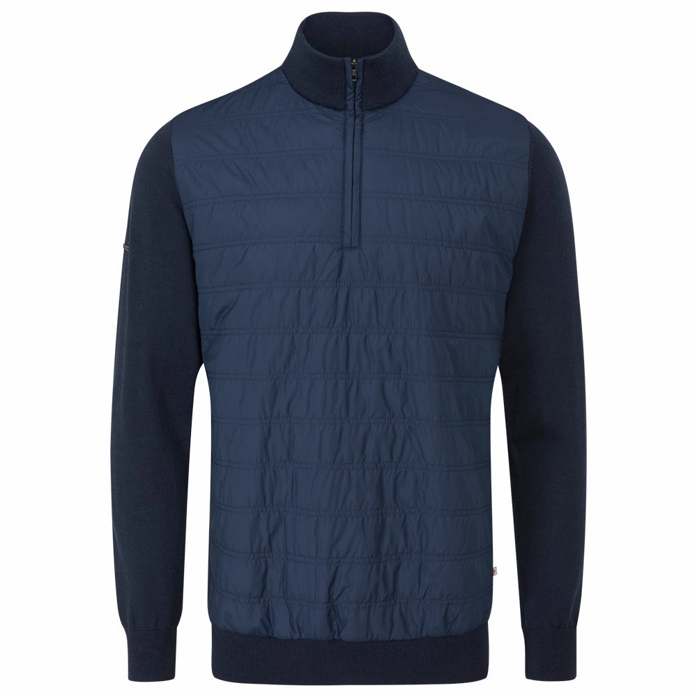 product swimming suitability product family togetherness Ping Connell 1/4 Zip Pullover - Navy