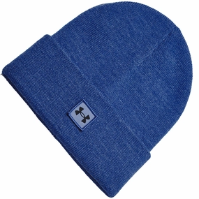Under Armour Halftime Cuff Beanie - Tech Blue Crowd Pleaser Fitted Design