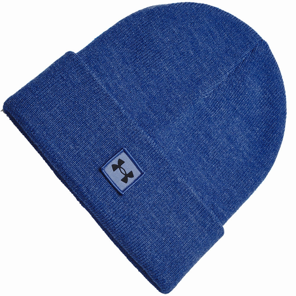 Under Armour Halftime Cuff Beanie - Tech Blue Crowd Pleaser Fitted Design
