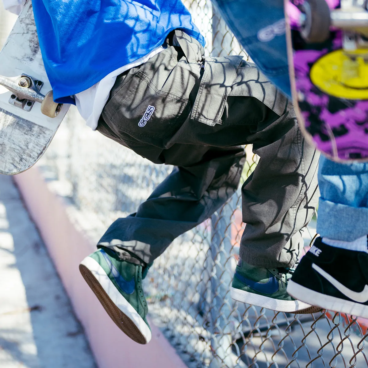 CCS Youth Easy Ripstop Cargo Pants - Green Practical Wear