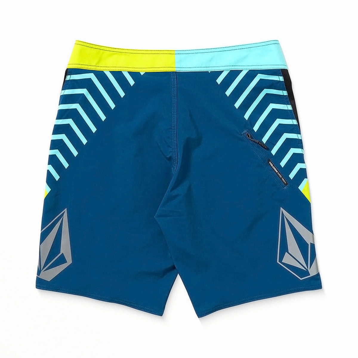 Distressed finish StaticResistantMaterial Volcom J Robinson Mod 20 Boardshorts - Navy