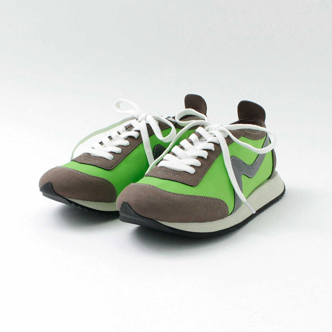 ACE SNKR / Nylon model Johnny A sneakers Contoured Heel Cup