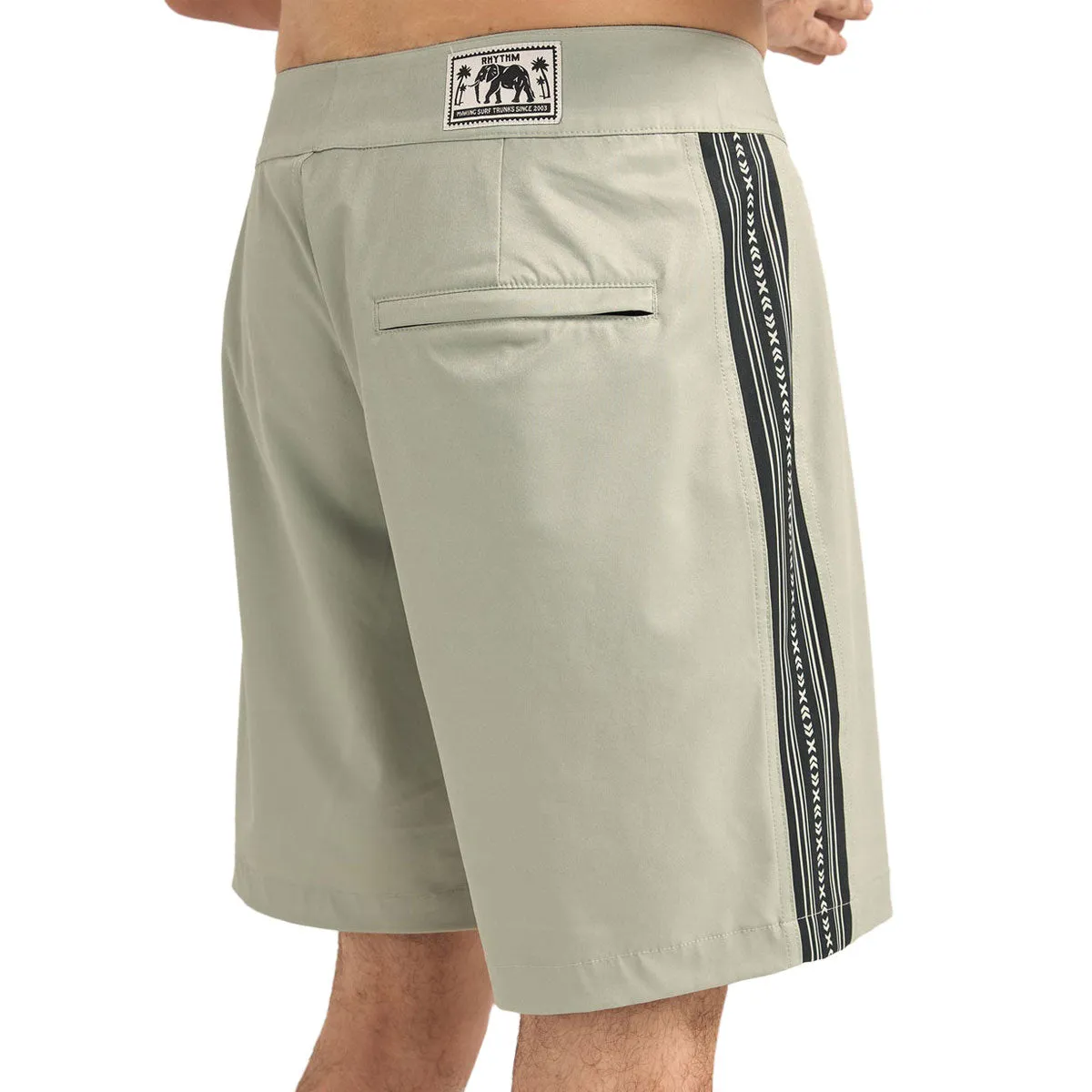 Adjustable Belt Loops Rhythm Loma Boardshorts - Sage