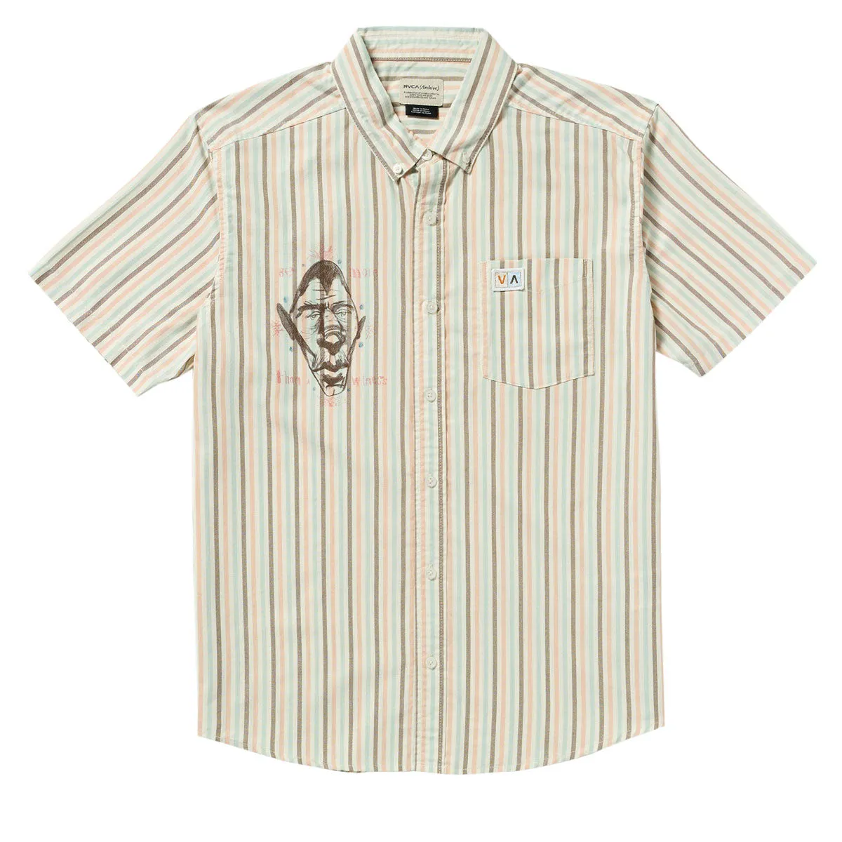 Casual Comfort RVCA Jacobs Archive Stripe Shirt - Multi