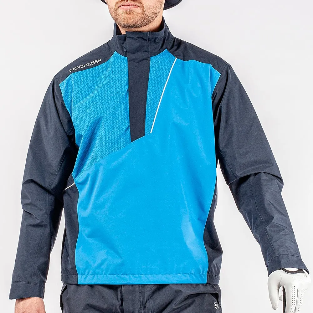 Slim Silhouette Galvin Green Axley Gore-Tex Waterproof Jacket - Navy/Blue/White