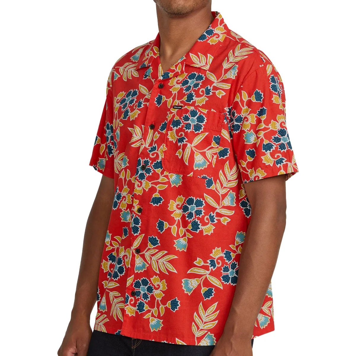 Volcom Offering Shirt - Chili Red High-End Fabric