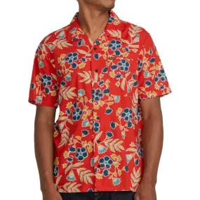 Volcom Offering Shirt - Chili Red Rugged Style Water Repellent Finish