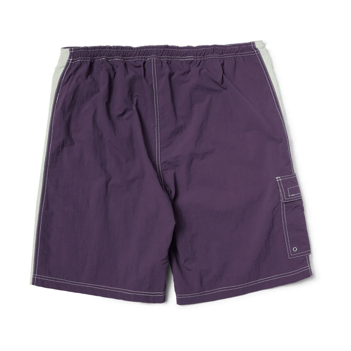 HUF High Tide Boardshorts - Dark Berry Chilly Layering