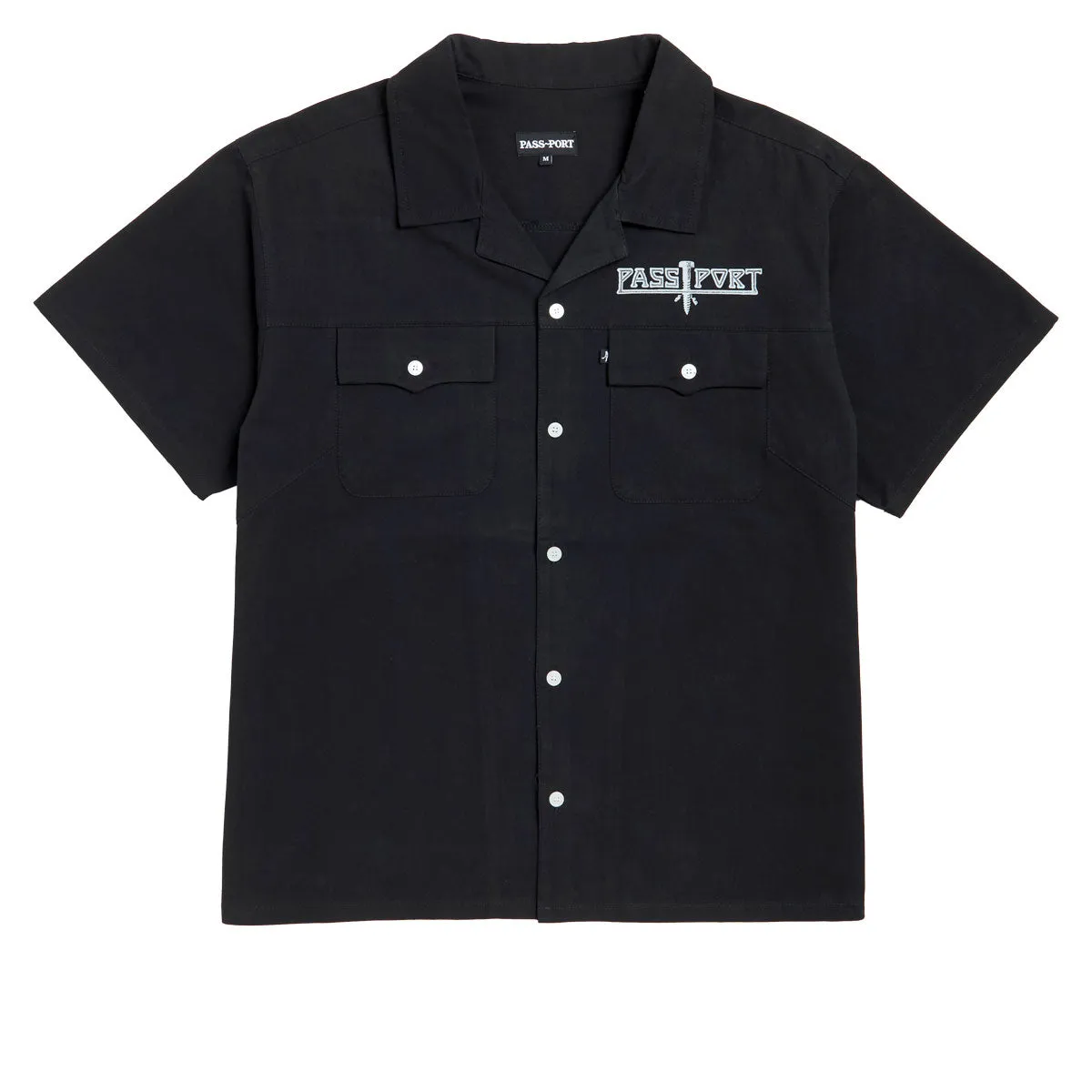 Passport Screwed Casual Shirt - Black formal dinner