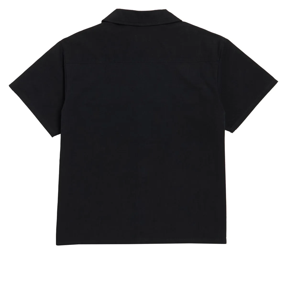 Graduation Ceremony Multipocket Style Passport Screwed Casual Shirt - Black