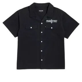 Passport Screwed Casual Shirt - Black formal dinner
