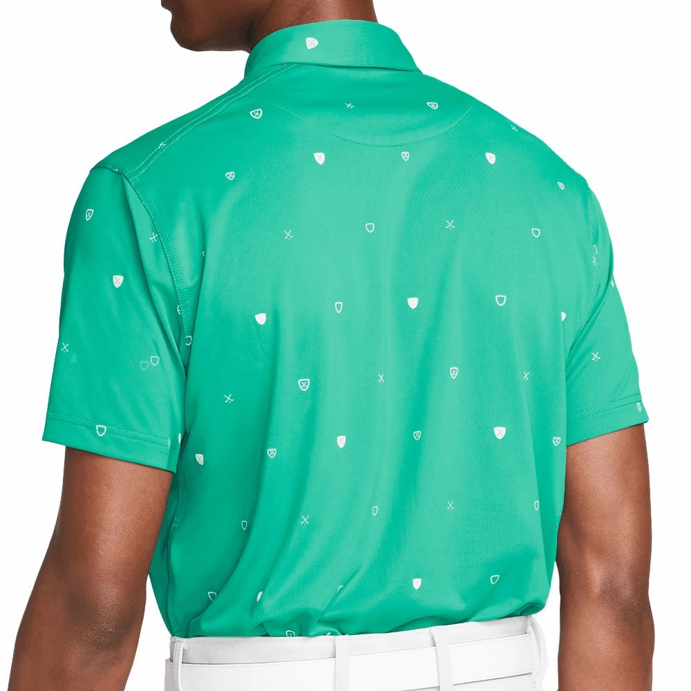 Nike Dri-FIT Player Printed Polo Shirt - Neptune Green/Brushed Silver Fit For All Day Functional Fashion