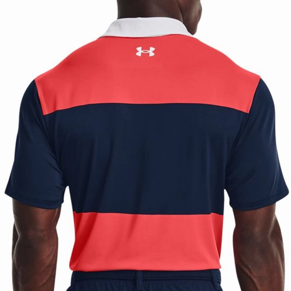Under Armour Playoff Polo Shirt 2.0 - Rush Red/Academy RelaxedFit