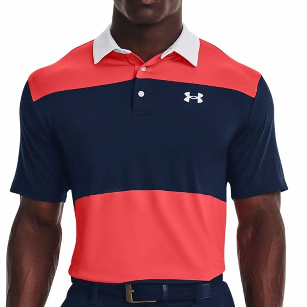 OversizedSilhouette Eco Friendly Dyes Under Armour Playoff Polo Shirt 2.0 - Rush Red/Academy