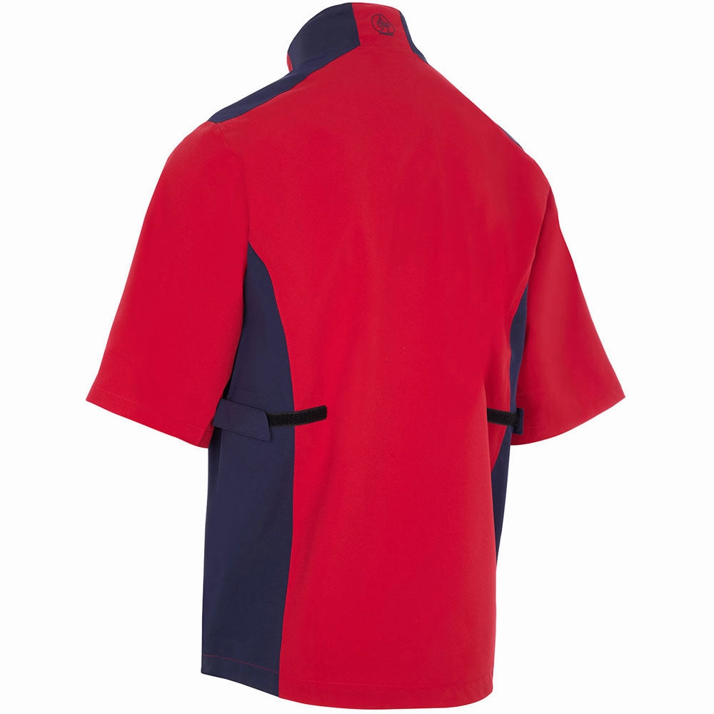 Go To Layer Elasticated Waistband ProQuip Aqualite Waterproof Half Sleeve - Red/Navy
