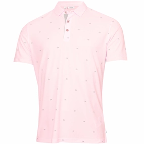 Calvin Klein Monogram Polo Shirt - Pink EthicalProduction Striped modernity