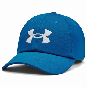 Neutral Vibe Wilderness Adventure Under Armour Blitzing Hat - Cruise Blue/White