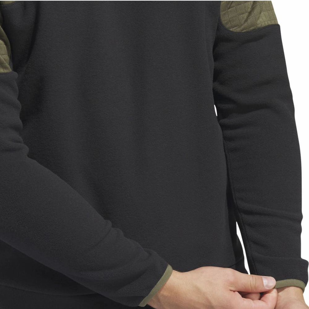 adidas DWR 1/4 Zip Pullover - Olive Strata/Black Timeless Wear