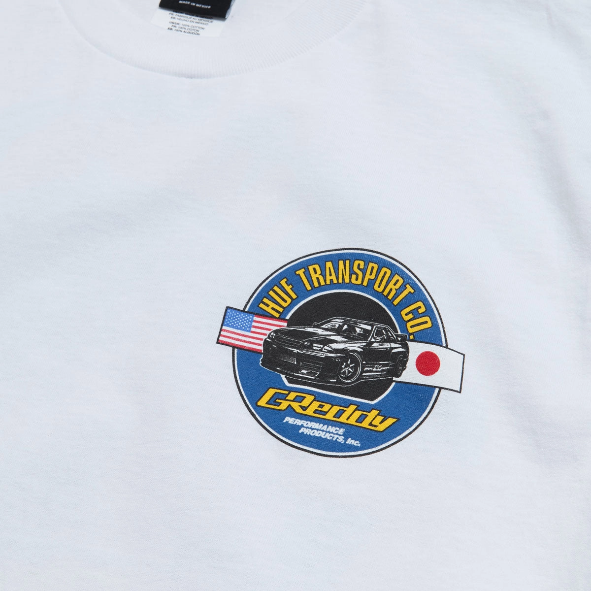Trendy Layering HUF x Greddy Transport T-Shirt - White