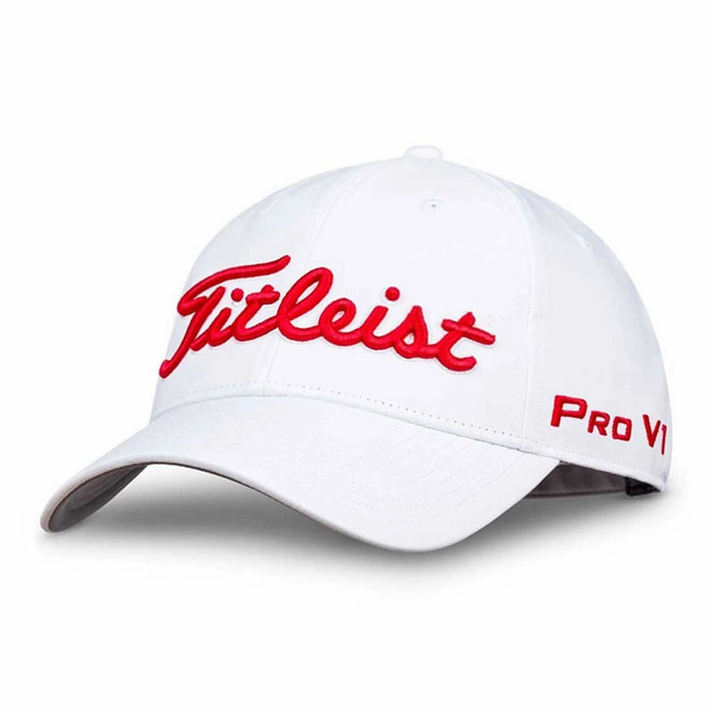 Trendsetting Accessory Beach Ready Titleist Tour Performance Cap - White/Red