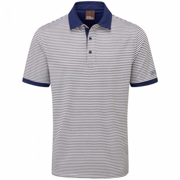 Weekend Smart Oscar Jacobson Chester Polo Shirt - White/Navy