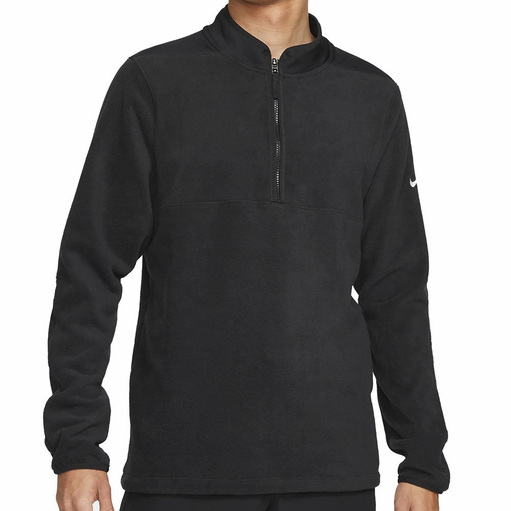 Cozy Style Personalized Nike Therma-Fit Victory 1/2 Zip Sweater - Black/White
