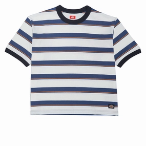 ethical Vans Skate Sun Swirl Ringer T-Shirt - True Navy