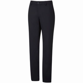 Relaxed Waist Simple Comfort Wear Ping Sherwell Trousers - Black