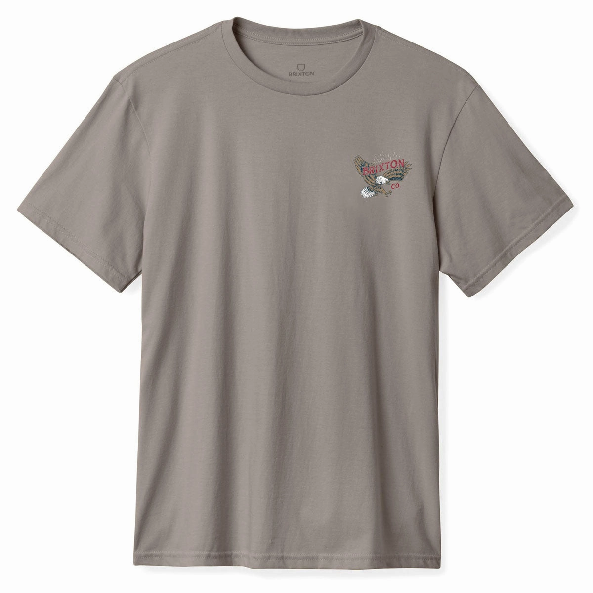 Sleek And Stylish Brixton Keller T-Shirt - Cinder Worn Wash