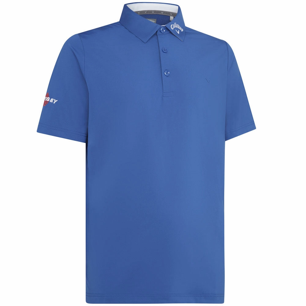 Retro Bright and Bold Callaway 3 Chev Odyssey Polo Shirt - Galaxy Blue