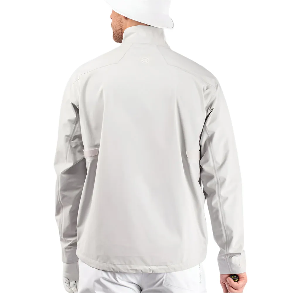 Clean Minimal Look Galvin Green Ashford 1/2 Zip Gore-Tex Waterproof Jacket - Cool Grey/White