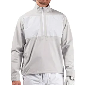 Active Urban Layer Stretchable Cuffs Galvin Green Ashford 1/2 Zip Gore-Tex Waterproof Jacket - Cool Grey/White