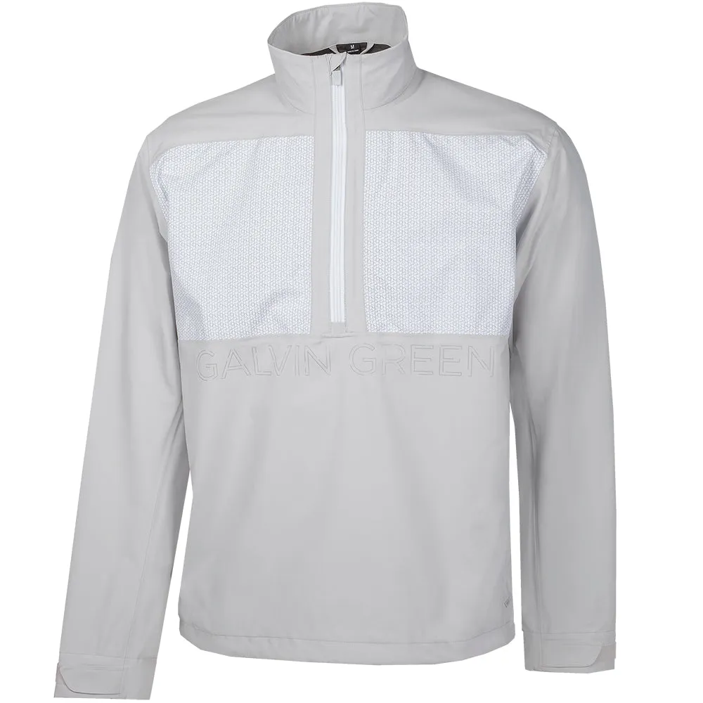 Seamless Technology ScratchResistant Zippers Galvin Green Ashford 1/2 Zip Gore-Tex Waterproof Jacket - Cool Grey/White