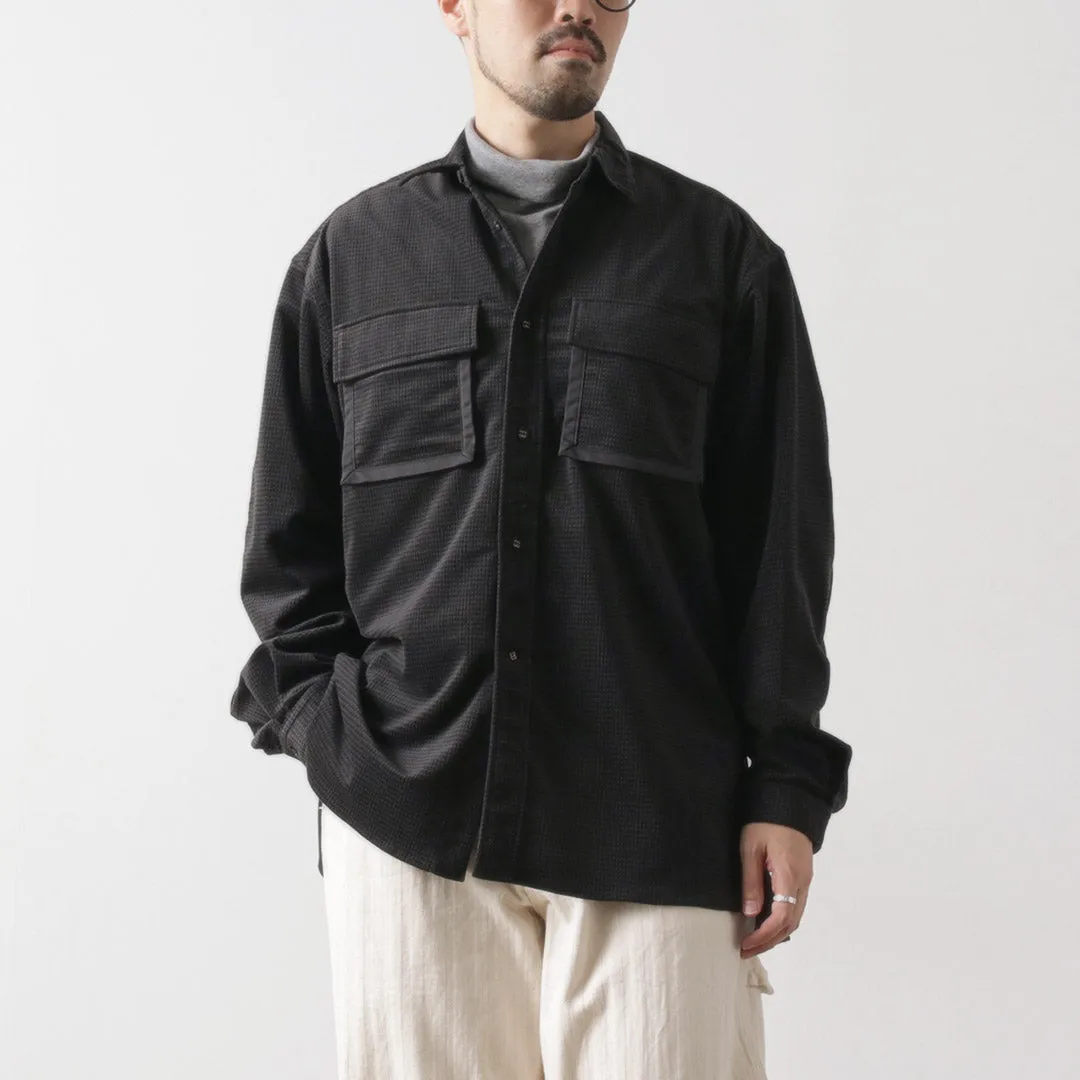 Weekend Vibes WHITE MOUNTAINEERING / Mid Gusset Sleeve Tricot Check Shirt