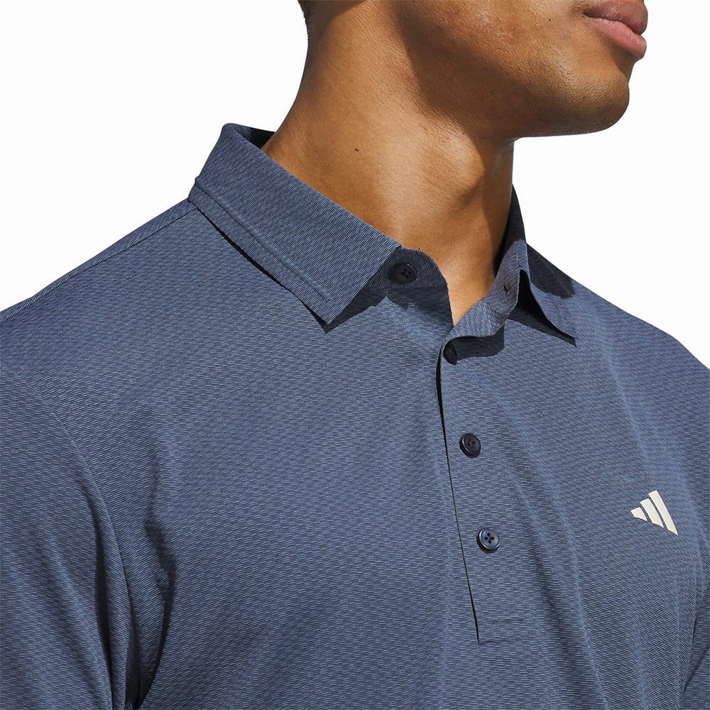 adidas Ultimate365 Tour Texture LC Polo Shirt - Collegiate Navy Machine washable Perfect Layering