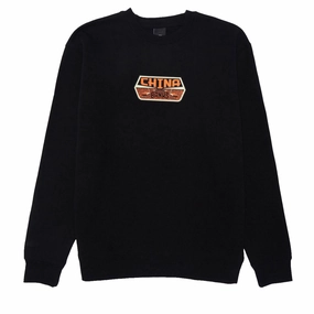 Real China Banks Sweatshirt - Black Stylish Comfort