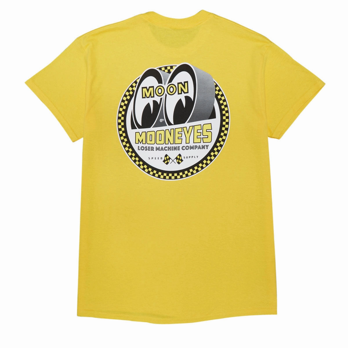 Smart Casual Look Weekend Style Loser Machine Winners Circle T-Shirt - Yellow
