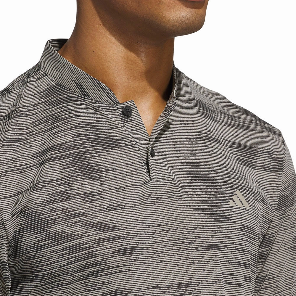 adidas Ultimate365 Sport Collar Polo Shirt - Black windproof Oversized Cut