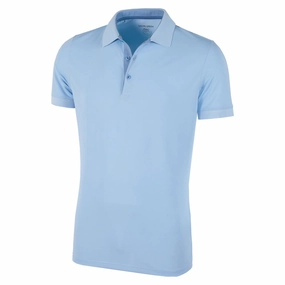 Tear Resistant Knit Casual Comfort Look Galvin Green Max Polo Shirt - Blue Bell