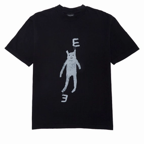 EDGLRD Twitchy T-Shirt - Black spandex blend