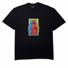 EDGLRD Virgin Mary T-Shirt - Black Comfy Vibes Buttery Soft Fabric