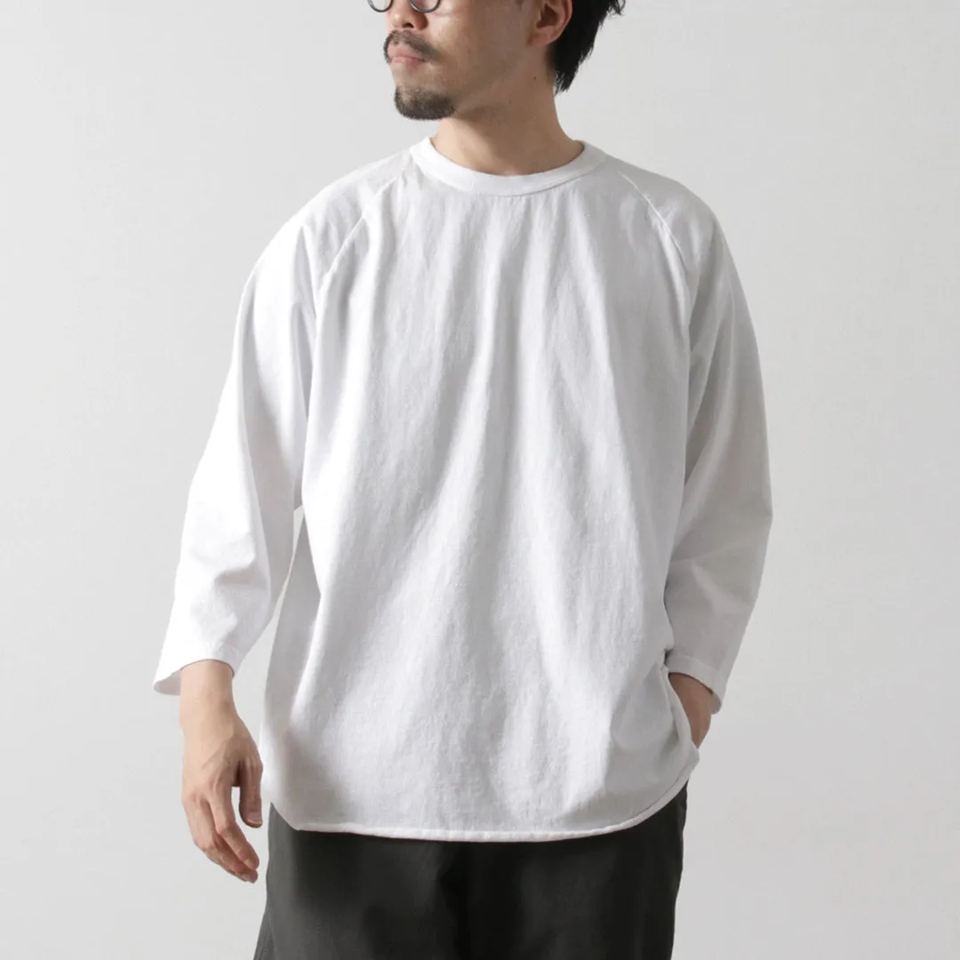 WALLA WALLA SPORT / 3/4 Sleeve Baseball T-Shirt Solid City Outfit Easy Care