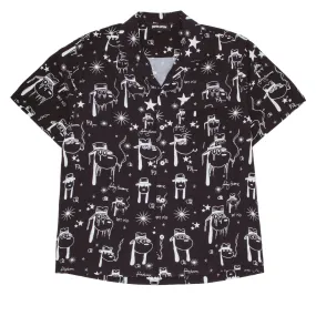 Weekend Outfit Fucking Awesome Spike Club Shirt - Black
