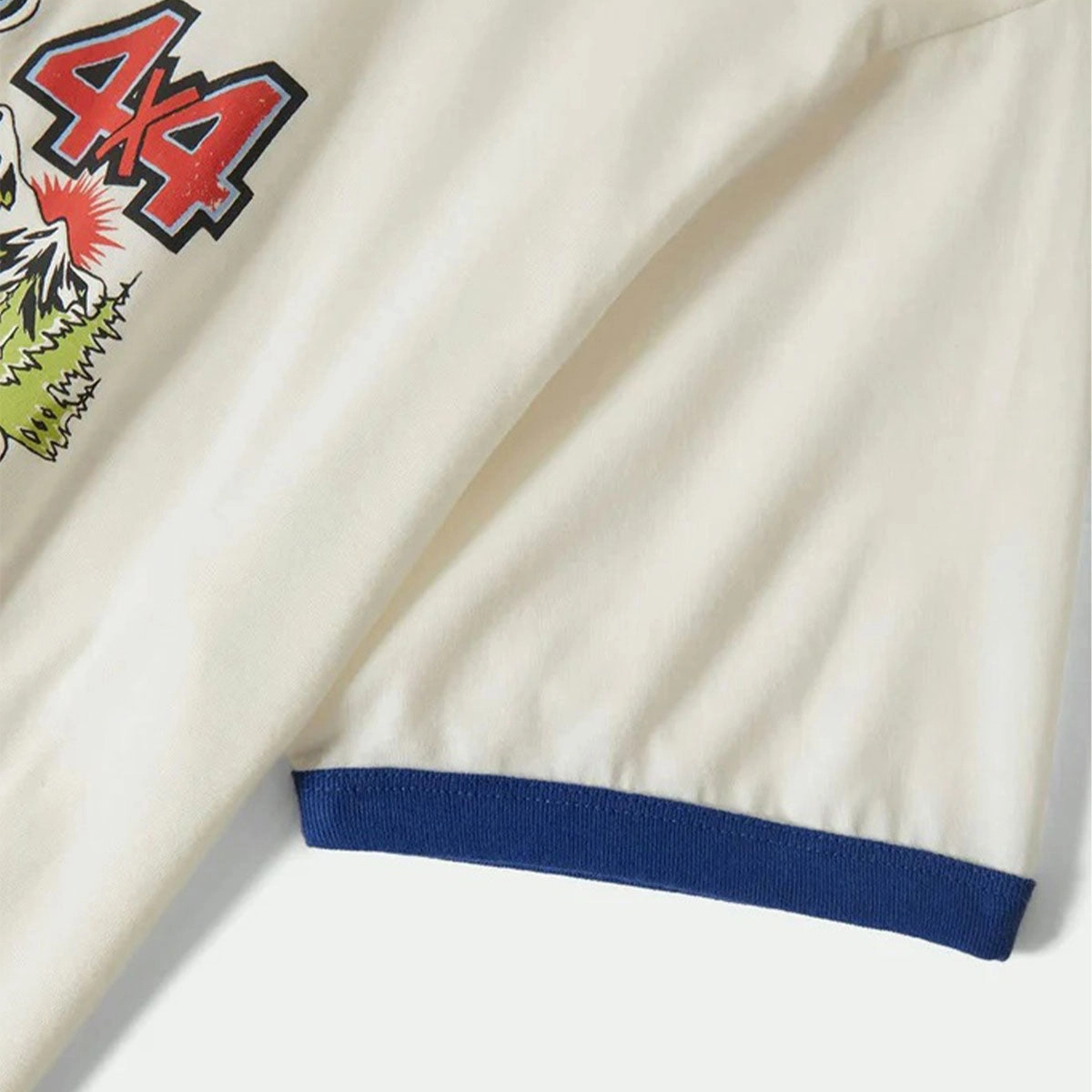 Brixton x Ford King Of The Mtns Ring T-Shirt - Wimbleton White Sporty essentials Moisture Wicking Technology