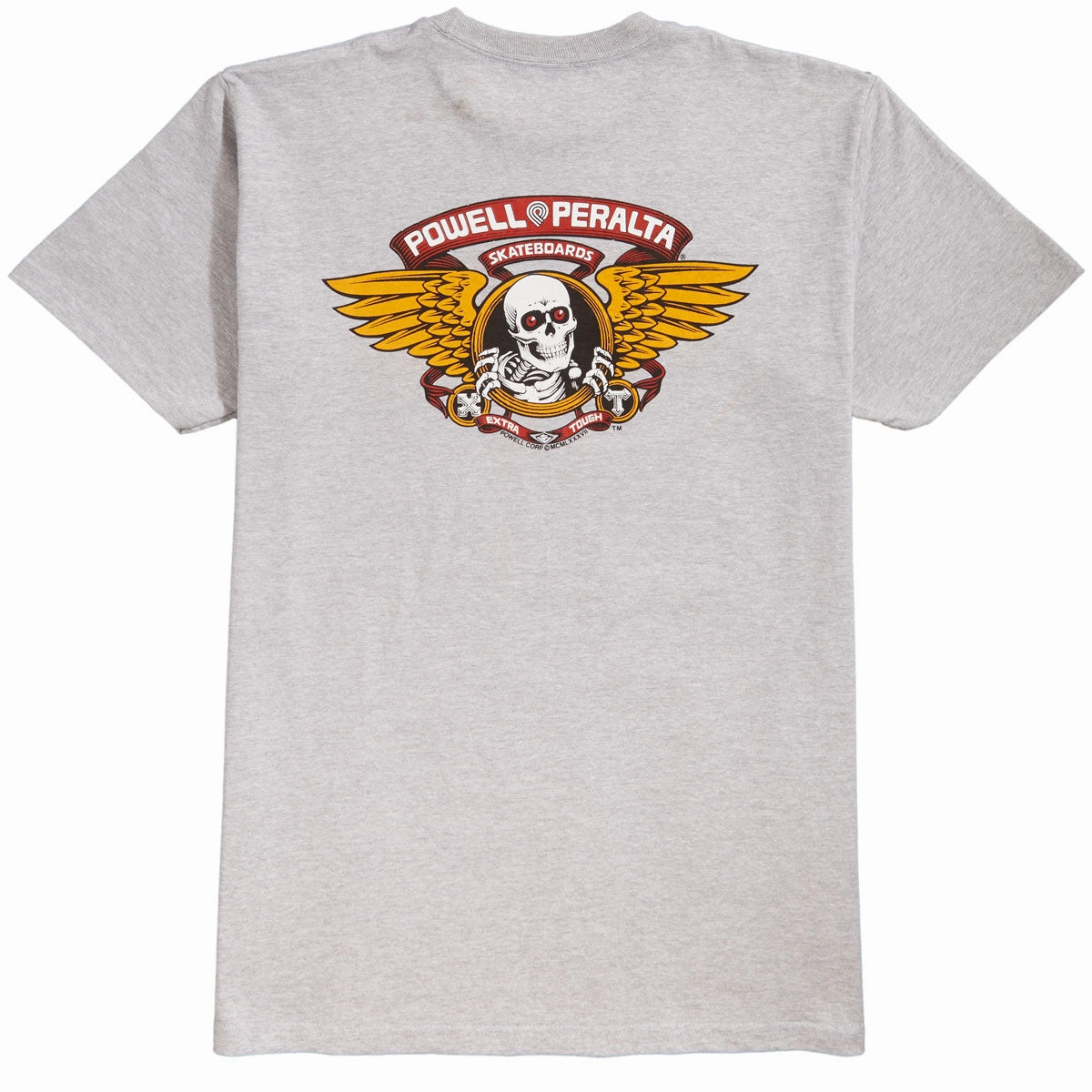 Powell-Peralta Winged Ripper T-Shirt - Athletic Heather Effortless Comfort Abstract mystery