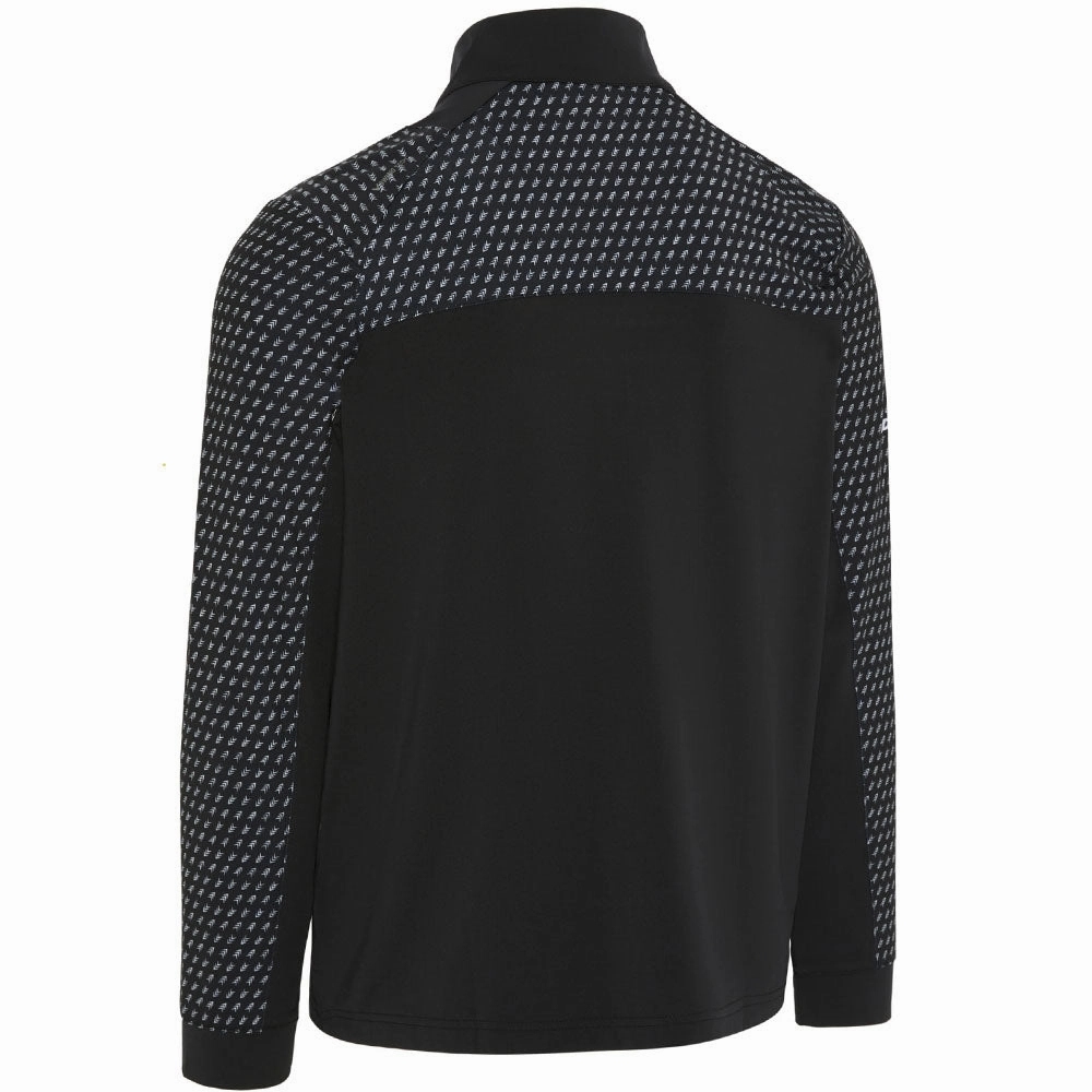 Comfortable Callaway Chev Motion Print Pullover - Caviar